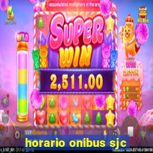 horario onibus sjc